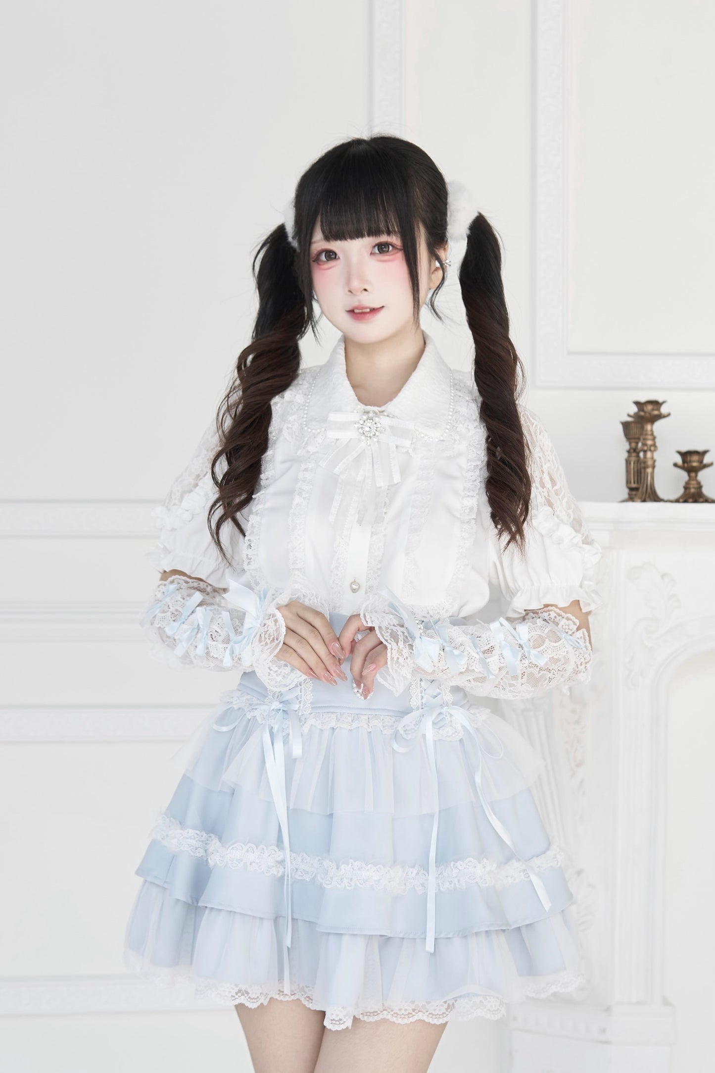 チュールフレアースカート