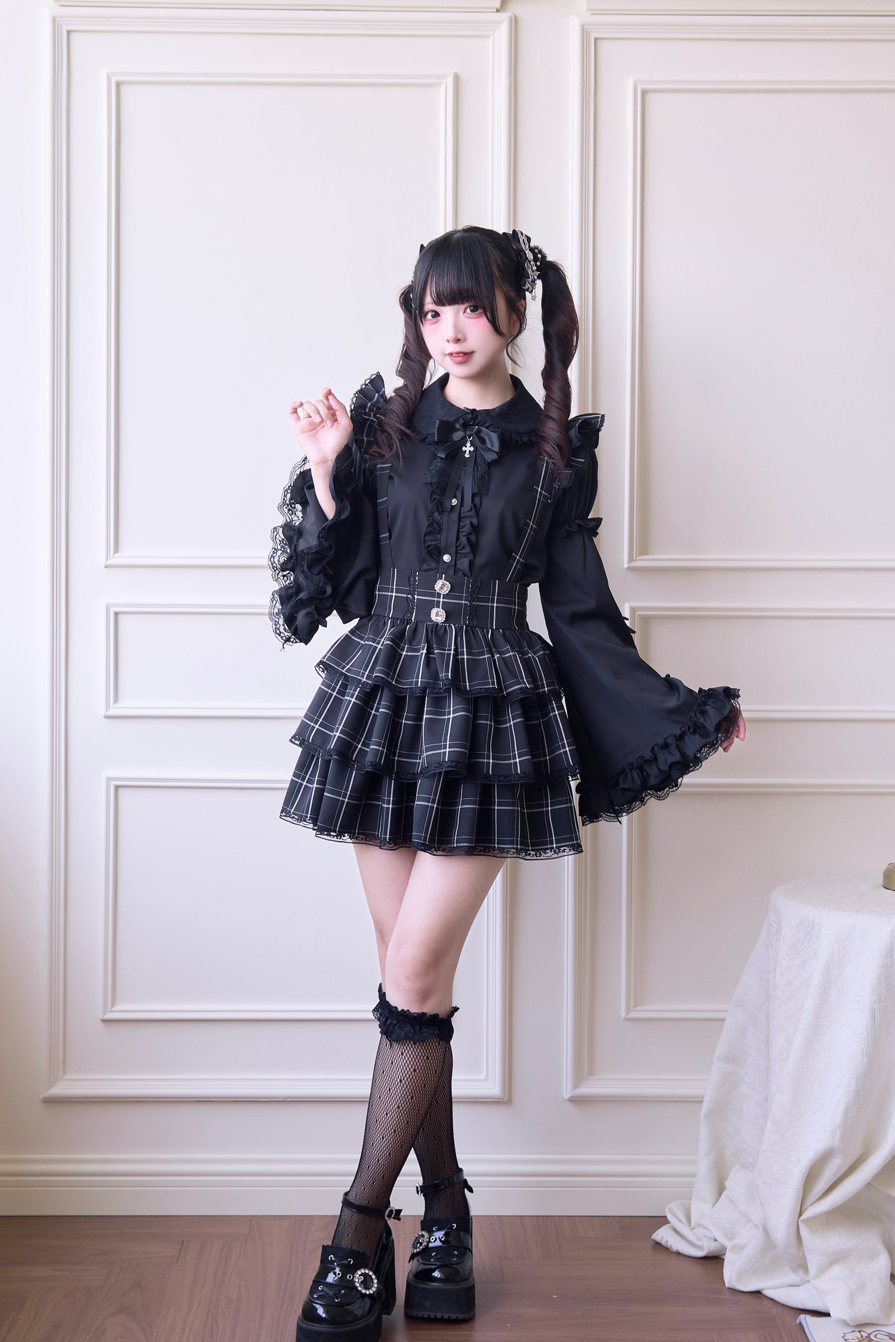 MADPUNKS スカート Sequined Wrap Skirt