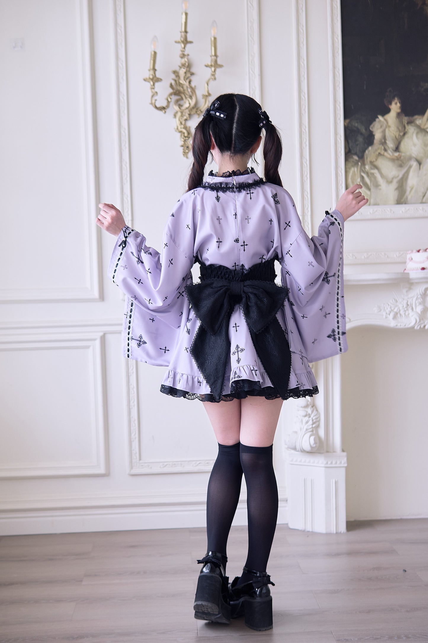 ゴスクロスプリント浴衣セット