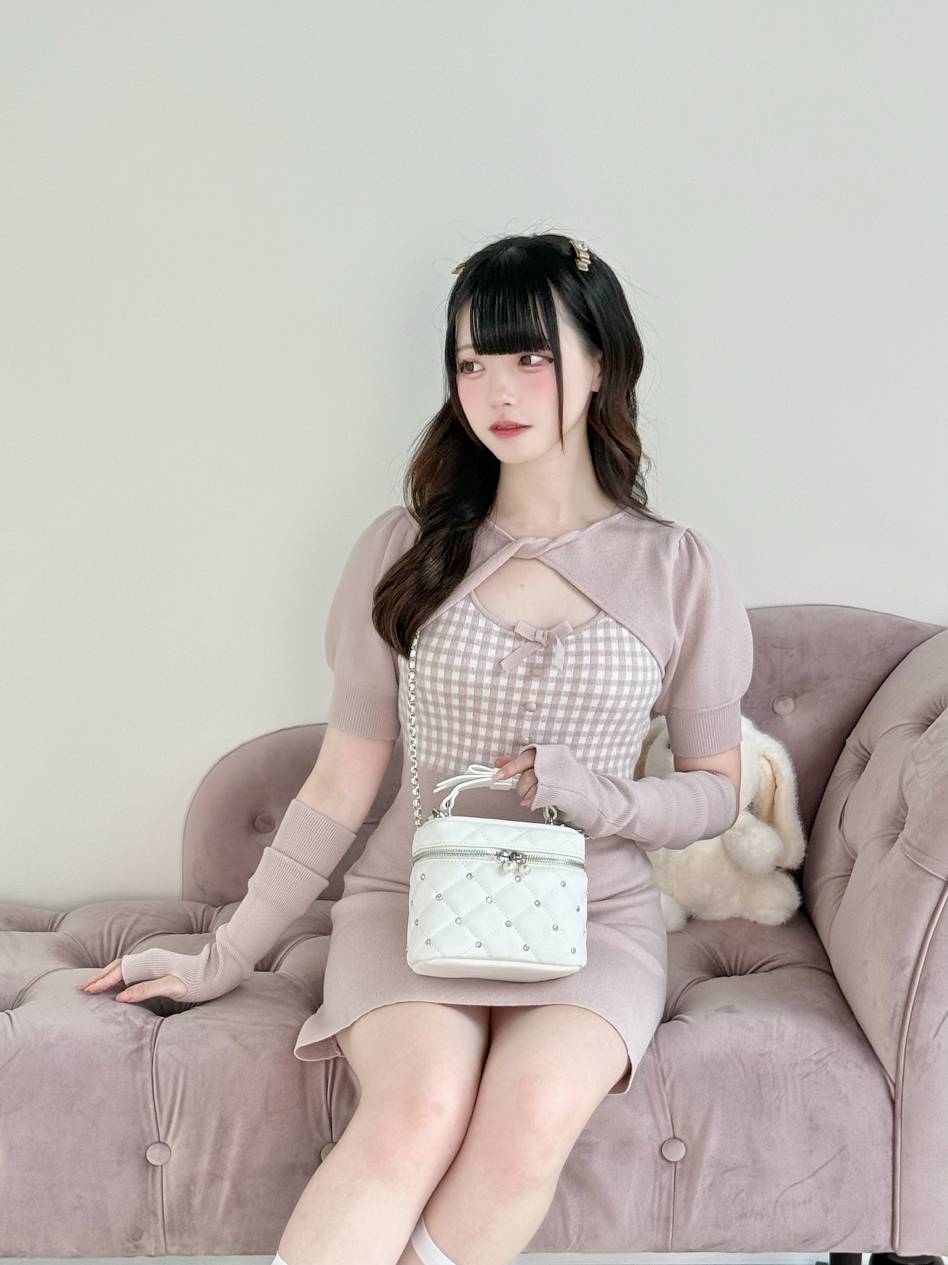 BunnyLis:リボンオフショルダーニットトップス – NoGenki BunnyLis:リボンオフショルダーニットトップス – NoGenki