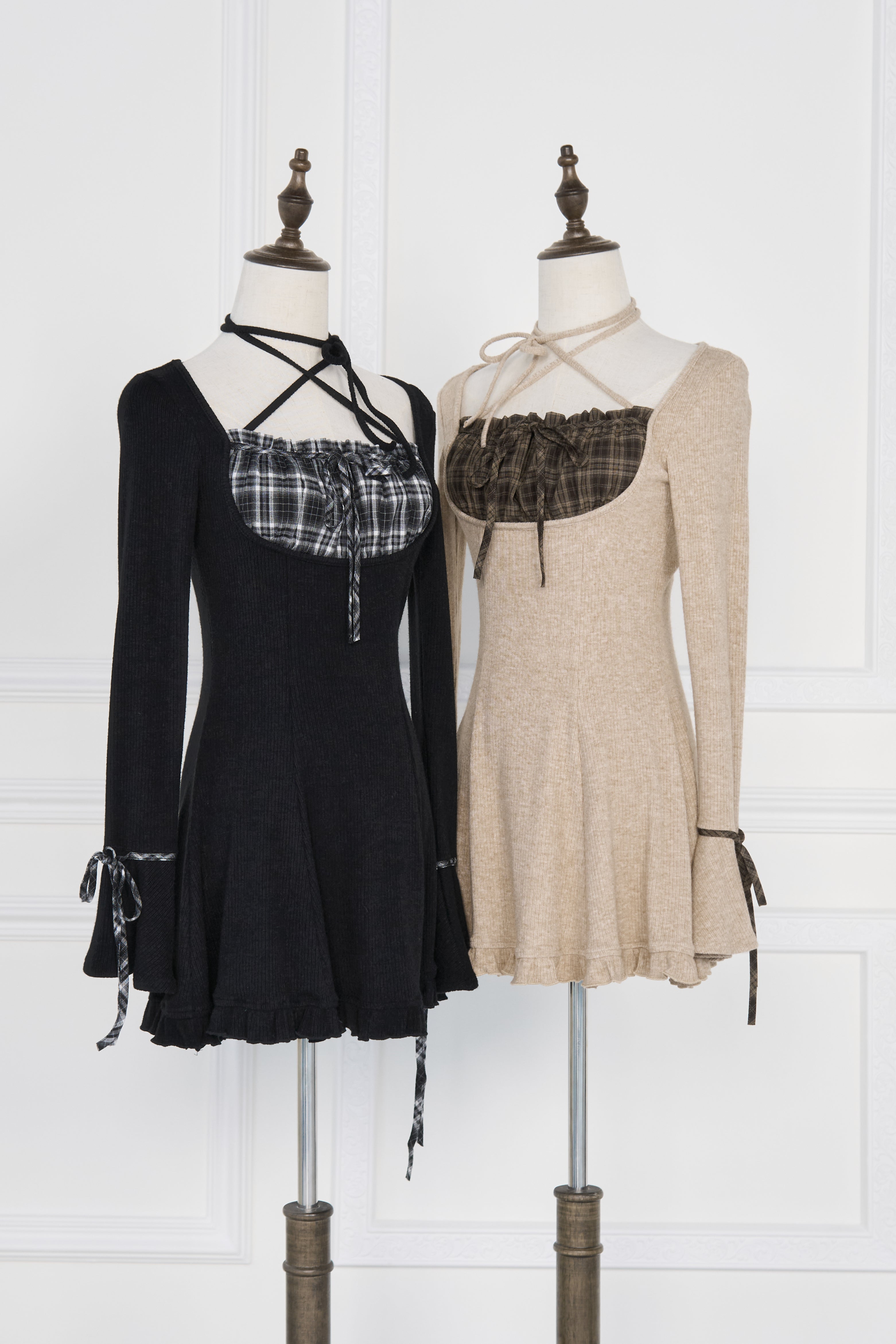 トップス Rakutao BunnyLis:リボンオフショルダーニットトップス – NoGenki