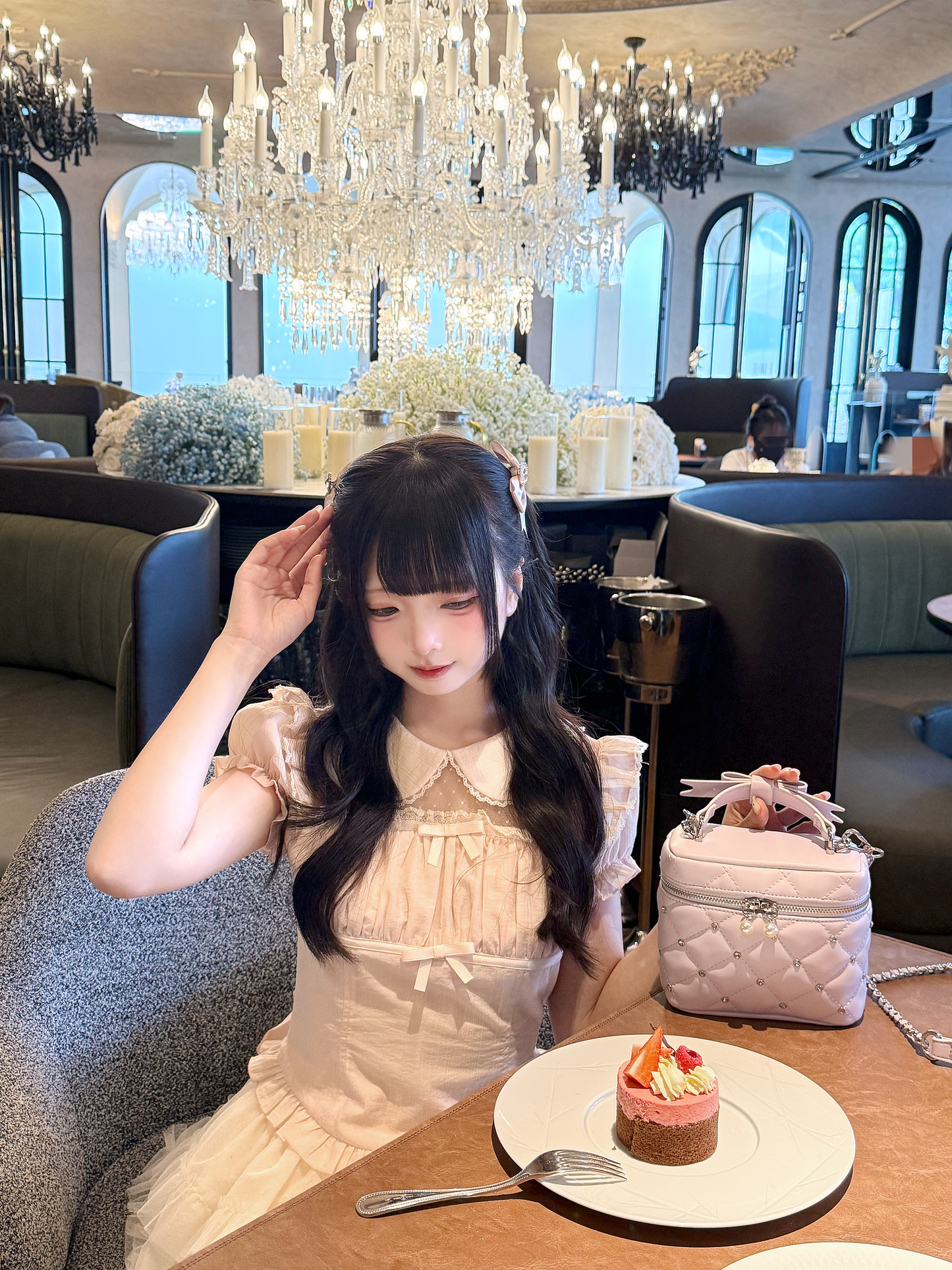 ティアードチュールスカート