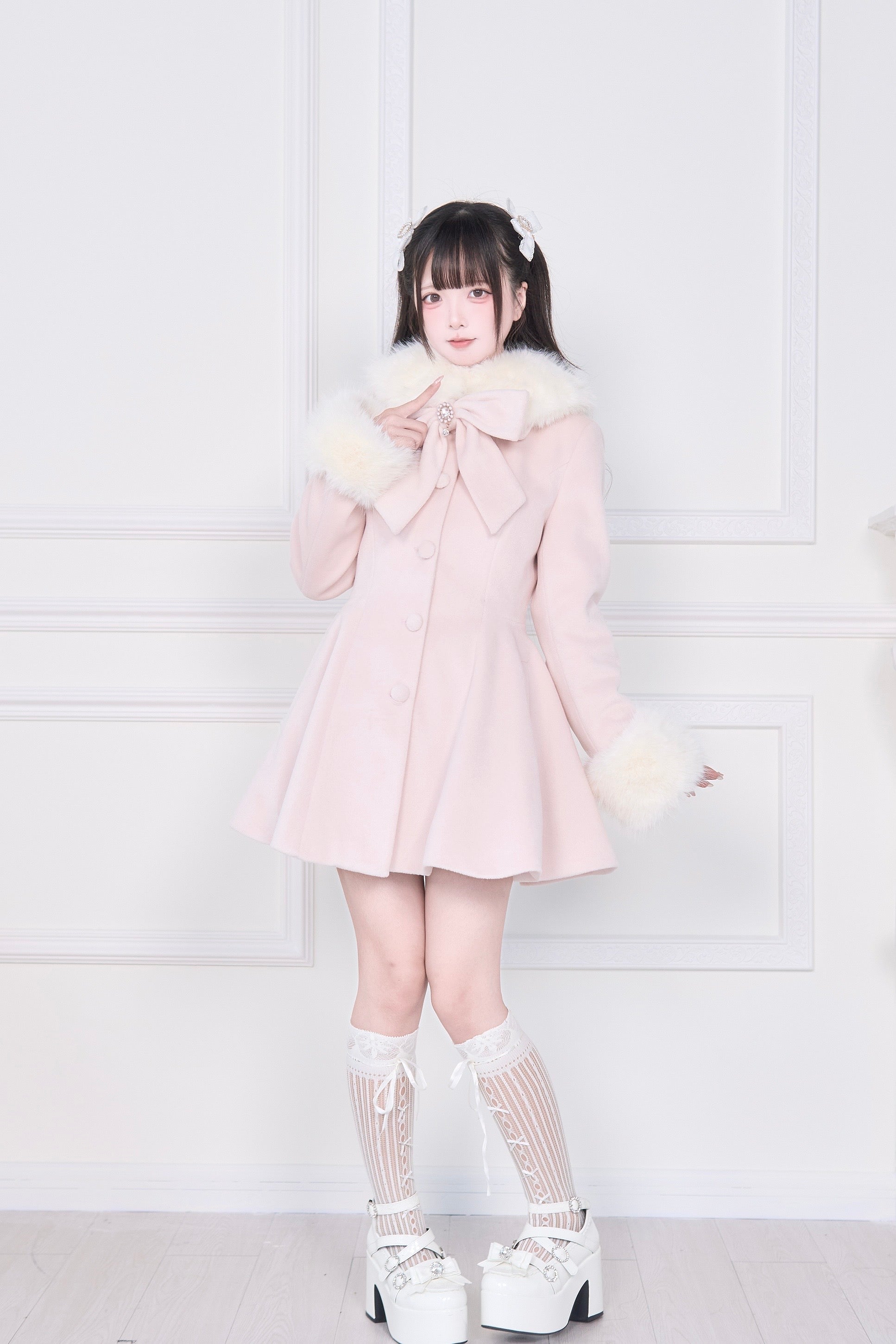 nogenki ファーフレアパールダブルコート ファーフレアパールダブルコート – NoGenki