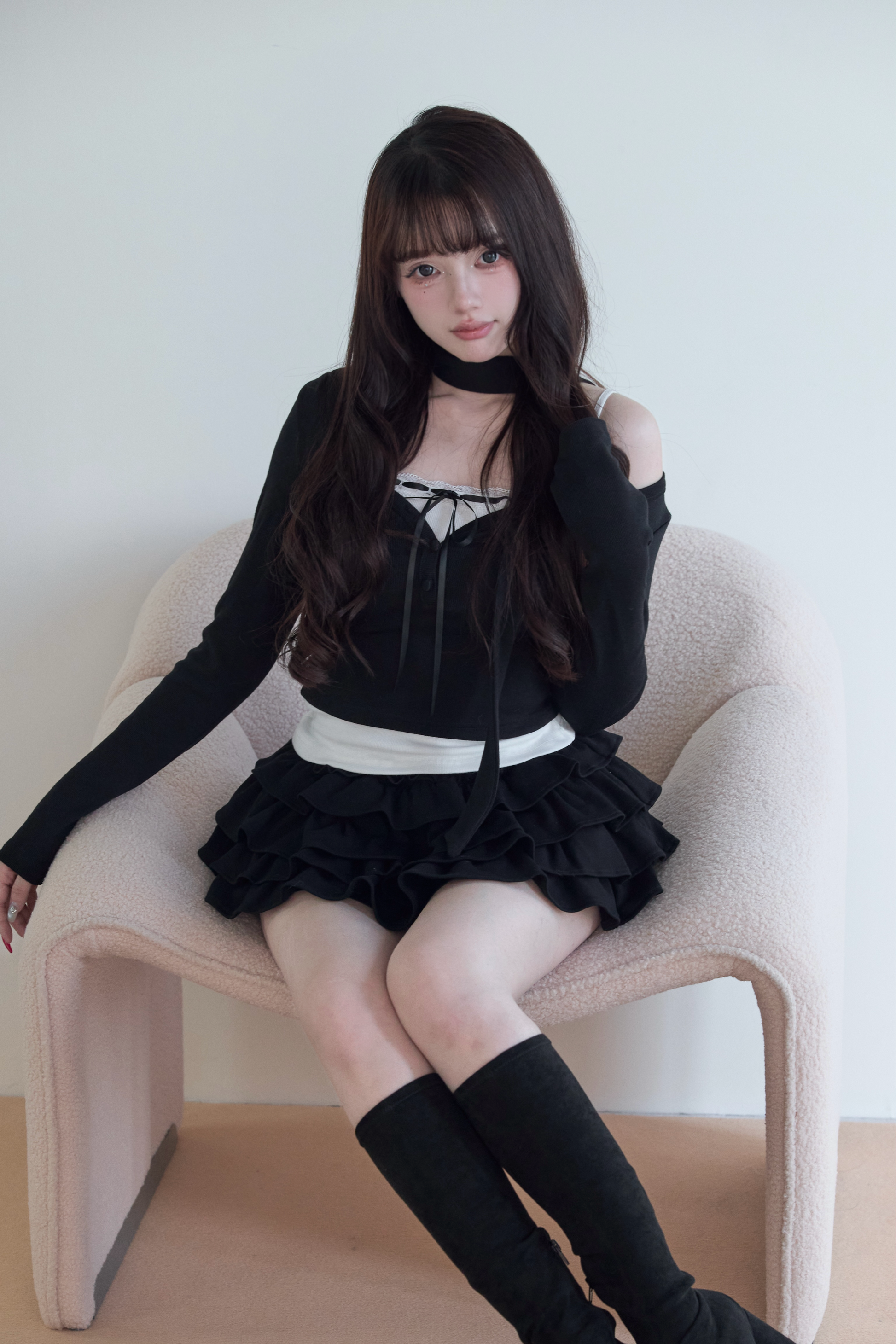 BunnyLis:リボンオフショルダーニットトップス – NoGenki BunnyLis:リボンオフショルダーニットトップス – NoGenki