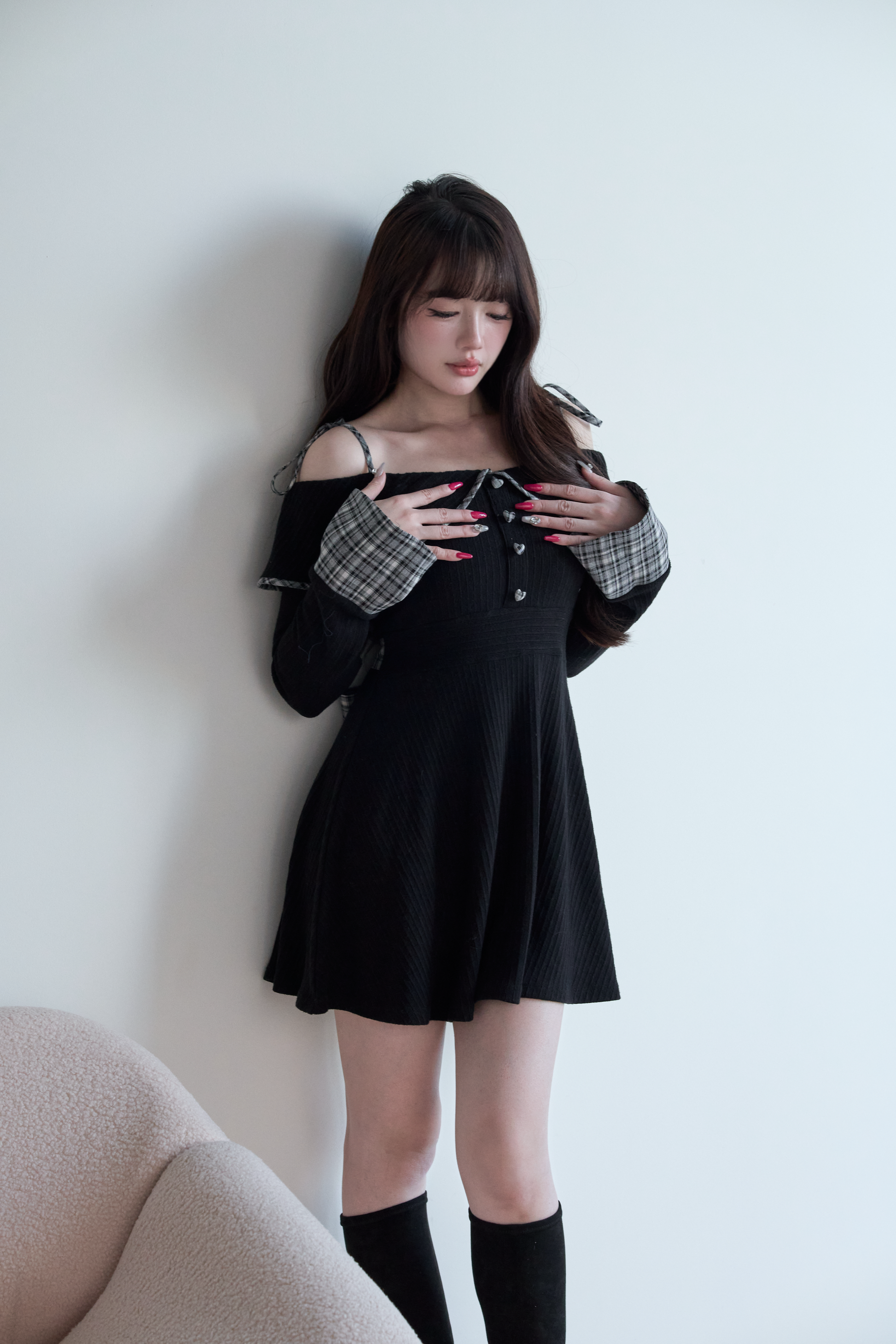 BunnyLis:リボンオフショルダーニットトップス – NoGenki BunnyLis:リボンオフショルダーニットトップス – NoGenki