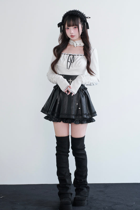 チョーカーニットトップス