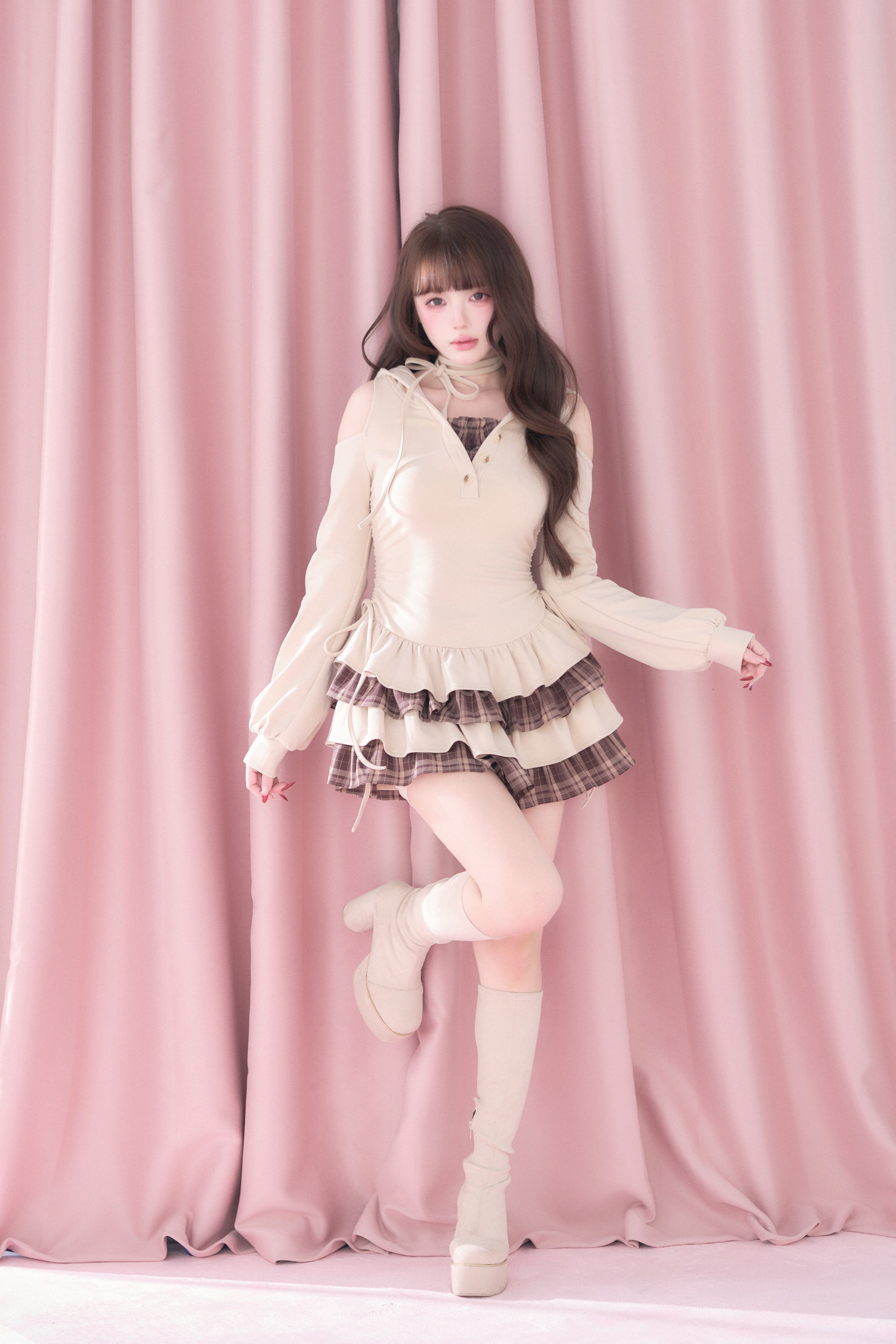 BunnyLis:リボンオフショルダーニットトップス – NoGenki BunnyLis:リボンオフショルダーニットトップス – NoGenki