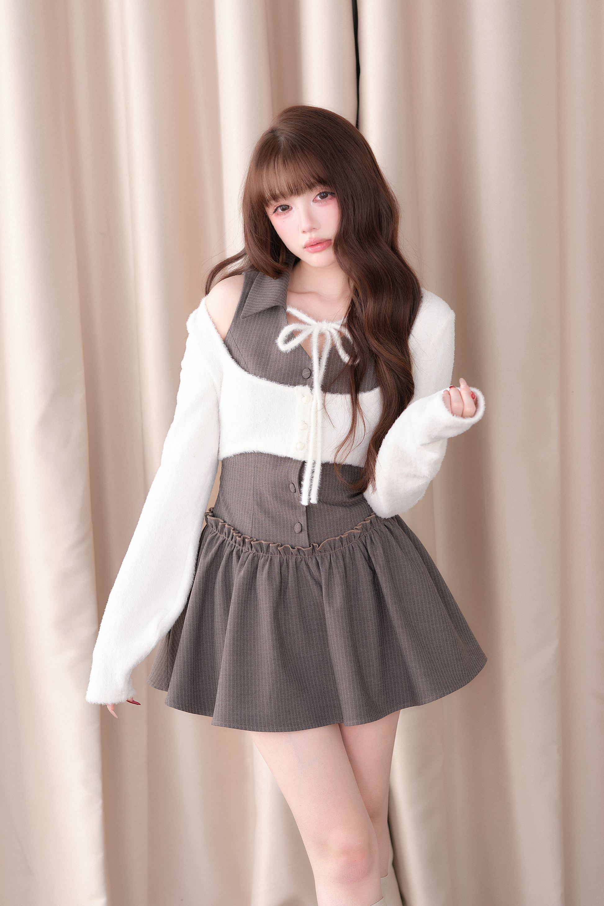 BunnyLis:リボンオフショルダーニットトップス – NoGenki BunnyLis:リボンオフショルダーニットトップス – NoGenki
