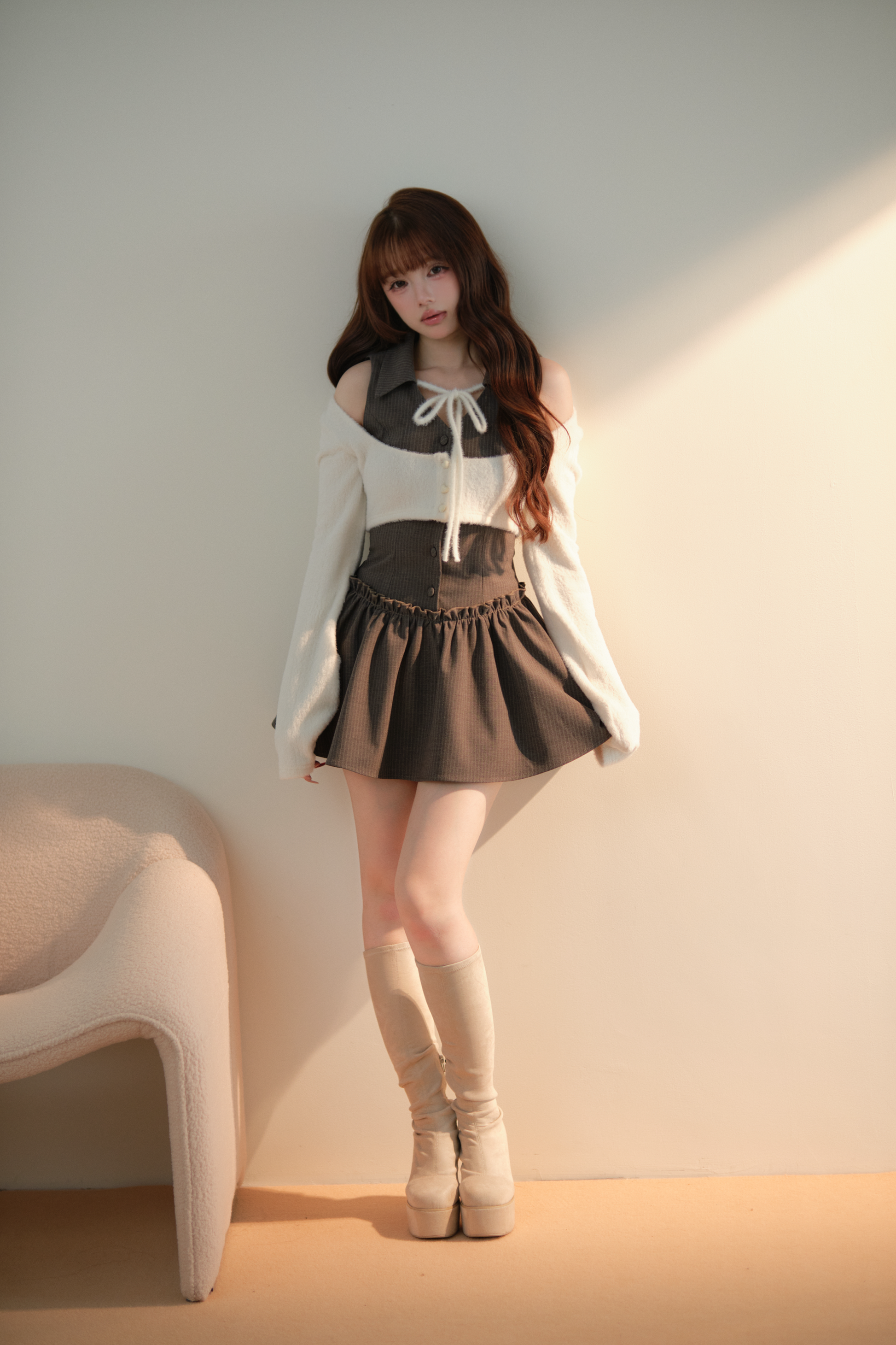 BunnyLis:リボンオフショルダーニットトップス – NoGenki BunnyLis:リボンオフショルダーニットトップス – NoGenki
