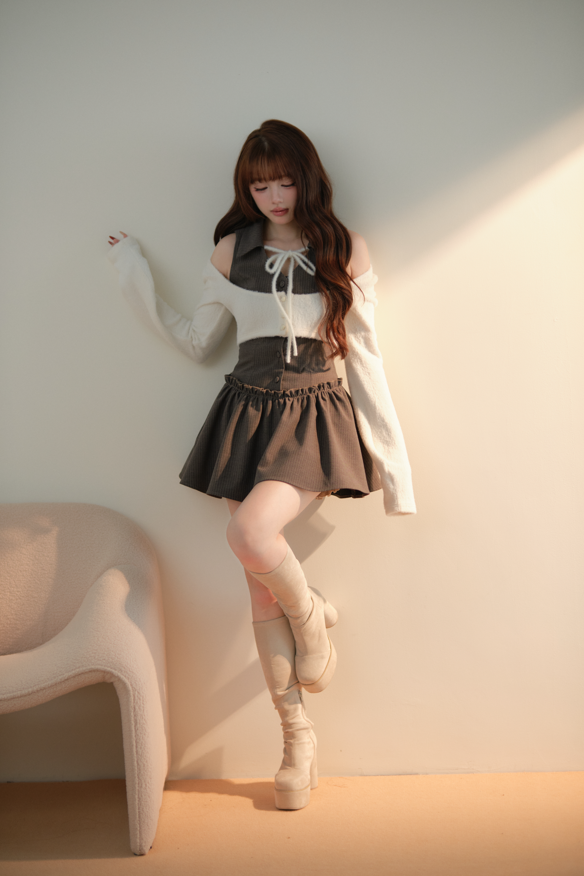BunnyLis:リボンオフショルダーニットトップス – NoGenki BunnyLis:リボンオフショルダーニットトップス – NoGenki
