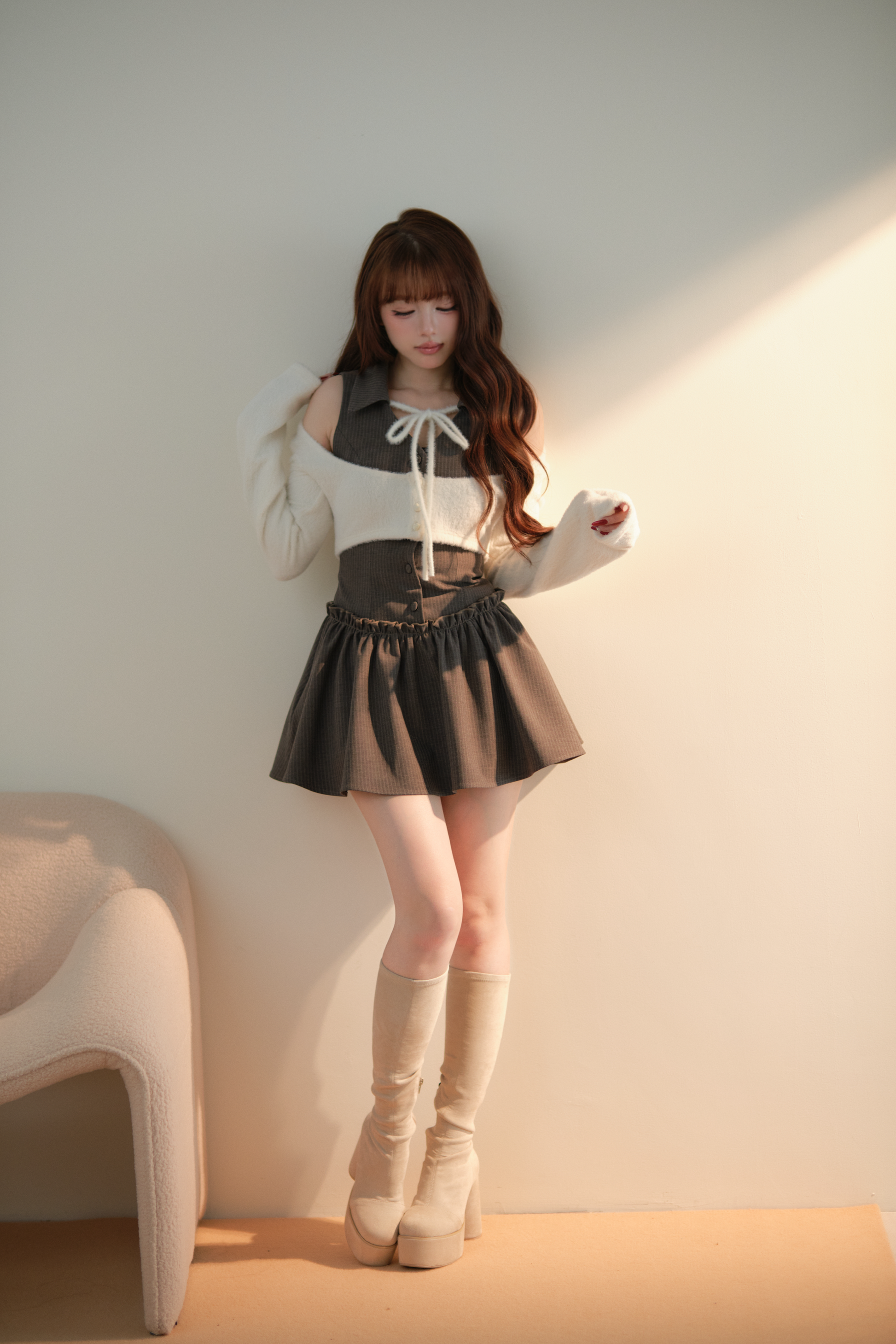 BunnyLis:リボンオフショルダーニットトップス – NoGenki BunnyLis:リボンオフショルダーニットトップス – NoGenki