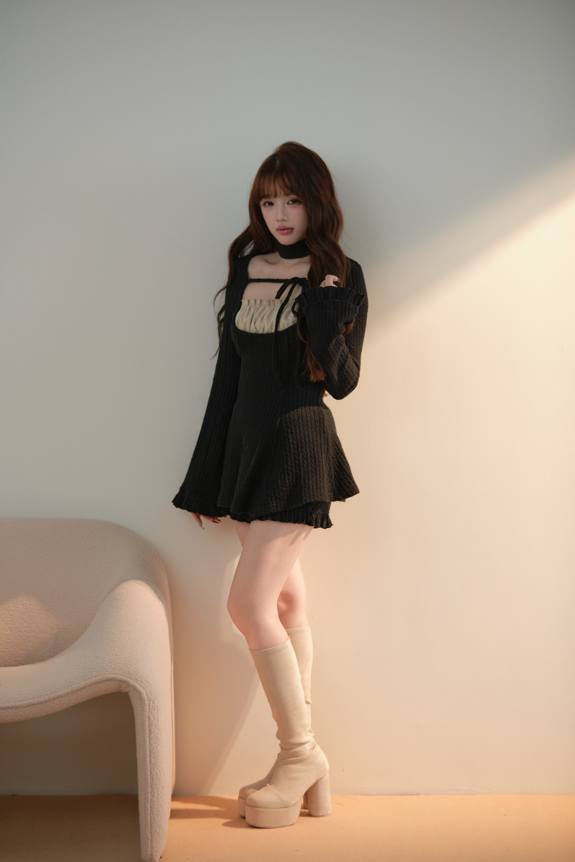 BunnyLis:リボンオフショルダーニットトップス – NoGenki BunnyLis:リボンオフショルダーニットトップス – NoGenki