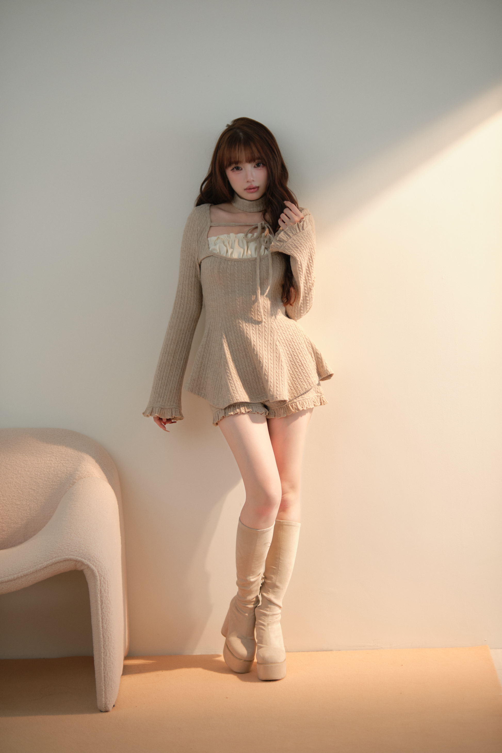 BunnyLis:リボンオフショルダーニットトップス – NoGenki BunnyLis:リボンオフショルダーニットトップス – NoGenki