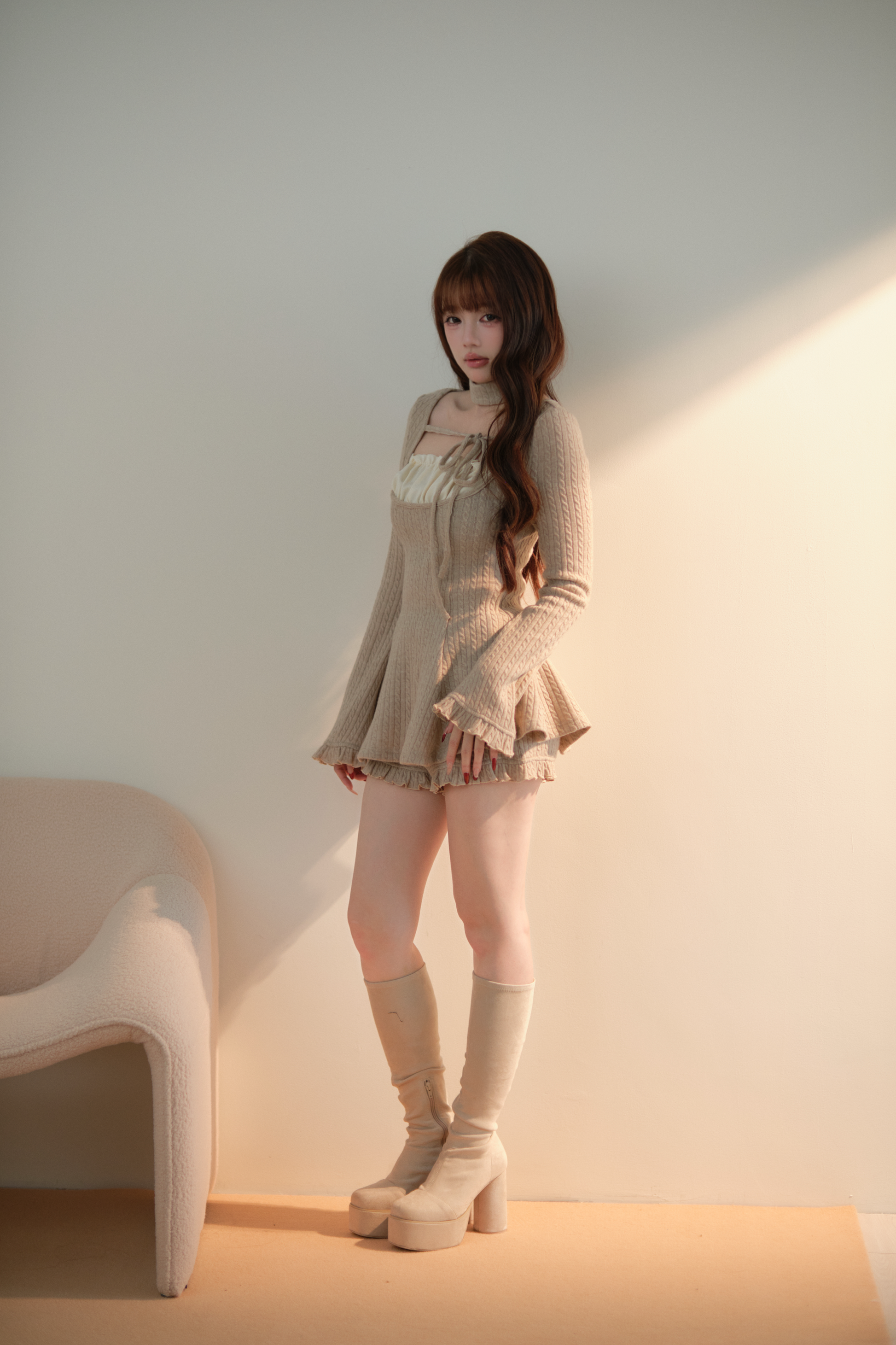 BunnyLis:リボンオフショルダーニットトップス – NoGenki BunnyLis:リボンオフショルダーニットトップス – NoGenki